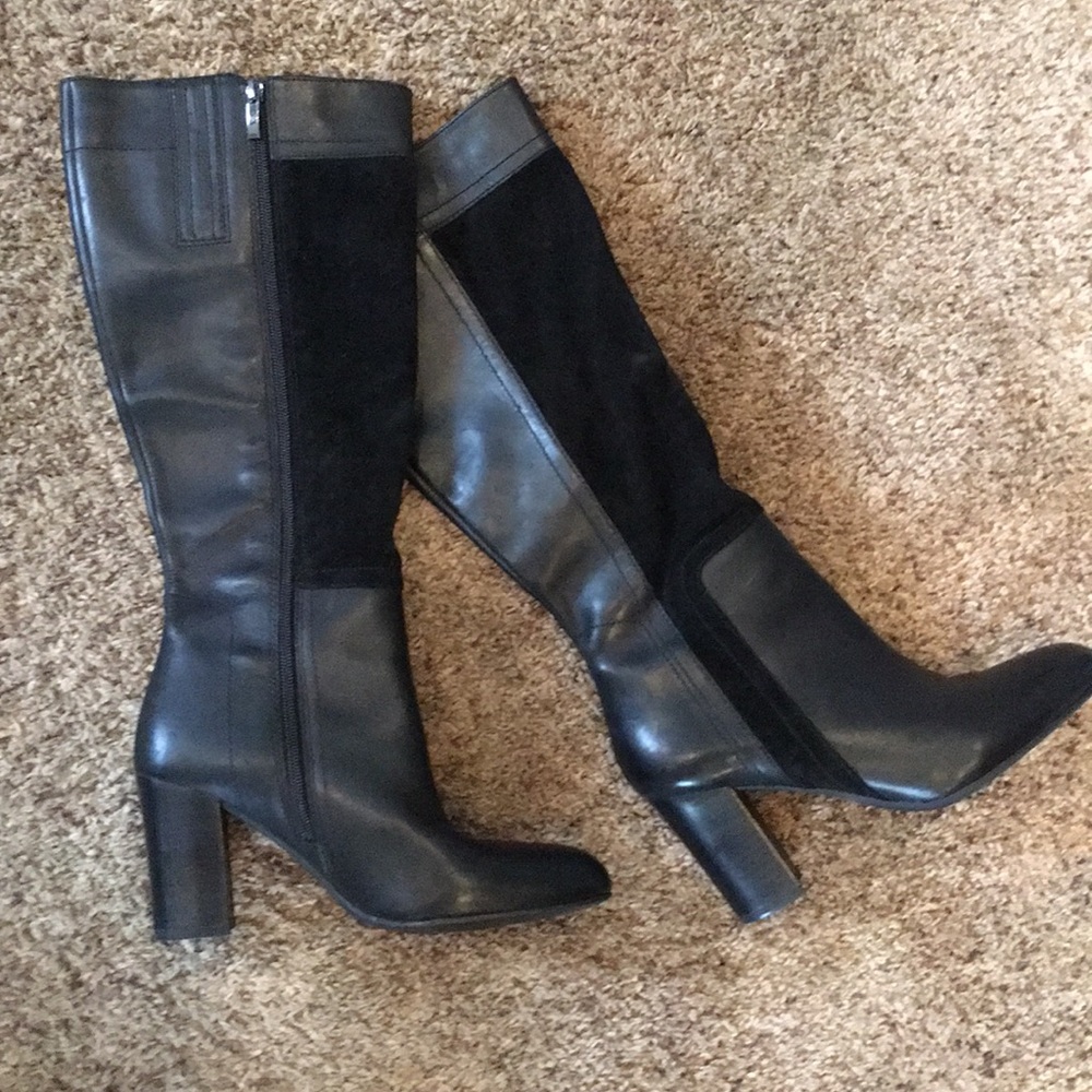 Franco sarto Leather and suede black boots. Size 8